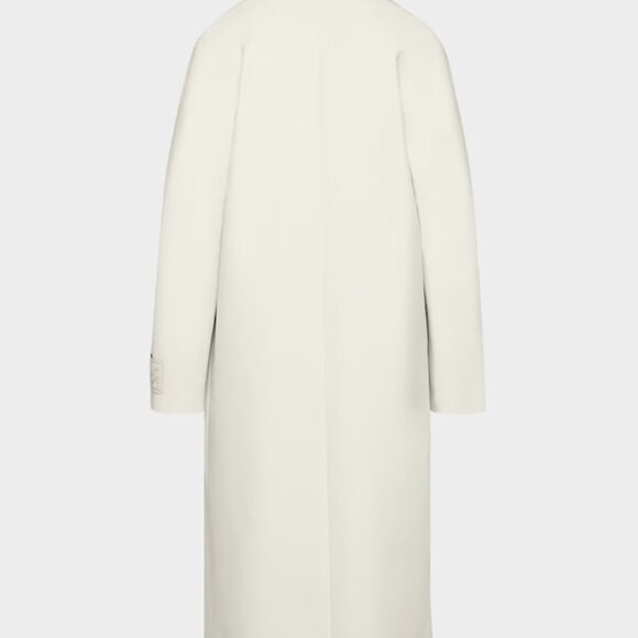NWT Aritzia The Slouch Coat - (Re)ssential Matte Pearl - Picture 9 of 12